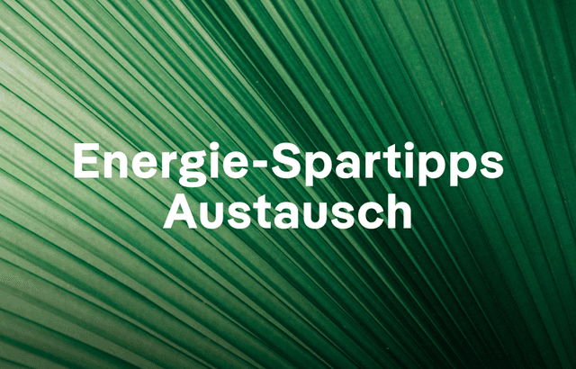 Energiespar-Tipps