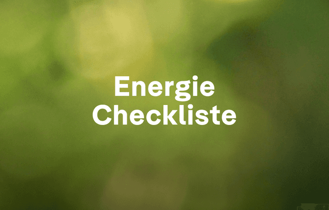 Energie Checkliste